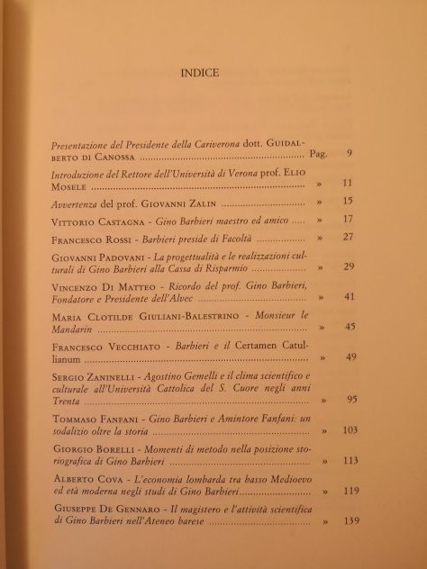 Libro "L'opera storiografica di Gino Barbieri nel 10° anniv. della scomparsa" - Foto 4