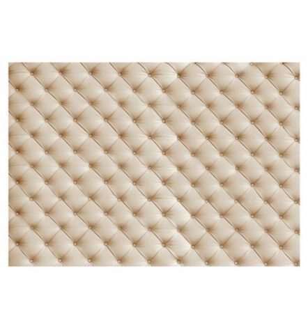 Fotomurale Adesivo Stile Pelle Crema Beige Arredalacasa - Foto 2