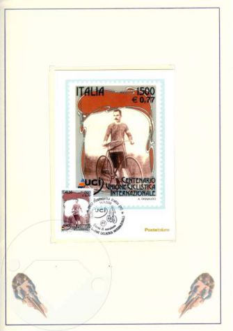 2001 FOLDER n.6 - GIRO d'ITALIA e CENTENARIO U.C.I - Foto 3