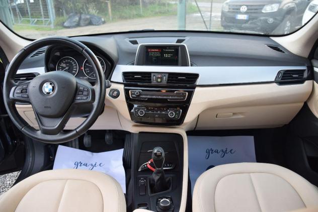 BMW X1 sDrive16d Advantage 6M - PELLE - ADAS - CRUISE - SENSORI - BT - OK NEOPATENTATI - Foto 9