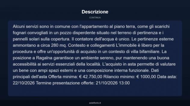 Immobile in asta di 133 m² in vendita a Ragalna - Foto 13