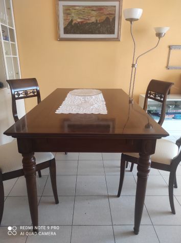 Le Fablier  Tavolo allungabile in legno  4 sedie - Foto 2