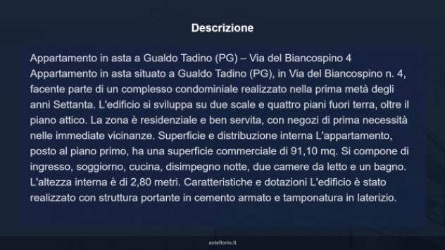 Immobile in asta di 85 m² in vendita a Gualdo Tadino - Foto 18