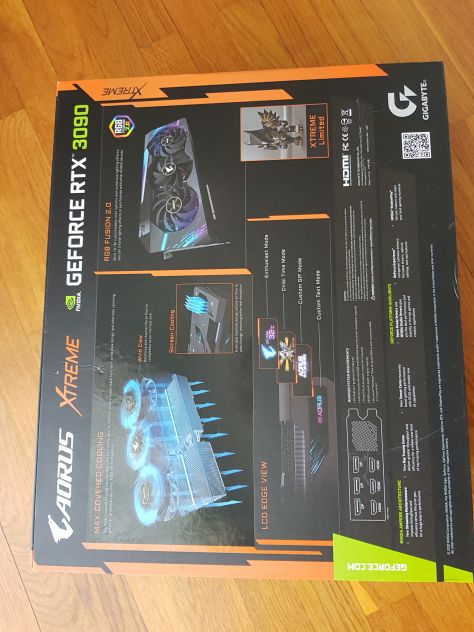 Aorus Nvidia Geforce RTX 3090 24gb GDDR6X Extreme RGB Fusion 2.0 Scheda Grafica - Foto 3