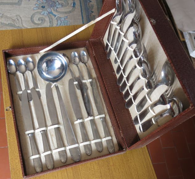 25 PEZZI PER LA CASA - IN INOX AQUILA - CUCCHIAI-CUCCHIAINI-FORCHETTE E POSATE C - Foto 3