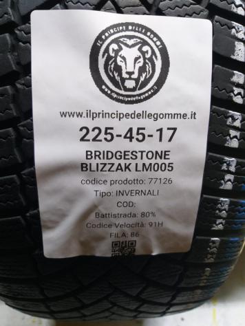 4 GOMME 225 45 17 BRIDGESTONE A77126 - Foto 2