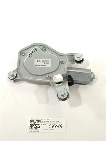 MOTORINO TERGICRISTALLO POSTERIORE KIA Sorento 3° Serie 98700-2P500 (09) - Foto 2