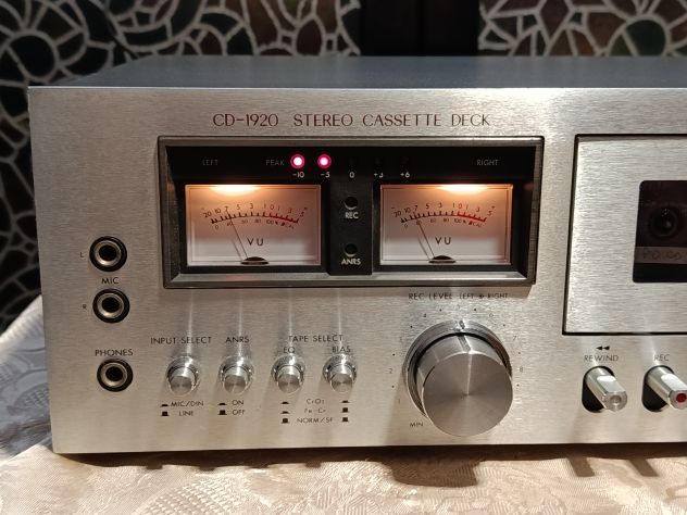 JVC CD-1920 Piastra A Cassette - 2 Testine - Foto 4