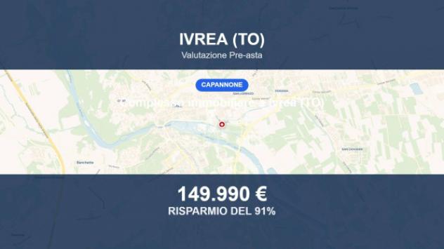 Immobile in asta di 3137 m² in vendita a Ivrea