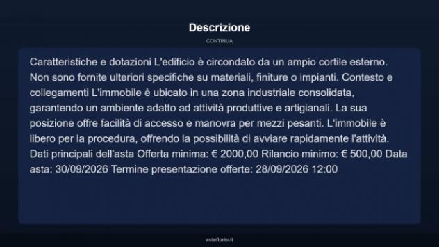 Immobile in asta di 1500 m² in vendita a Castelfidardo - Foto 4