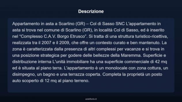 Immobile in asta di 42 m² in vendita a Scarlino - Foto 3