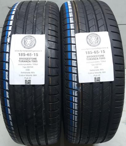 2 GOMME 185 65 15 BRIDGESTONE A70964