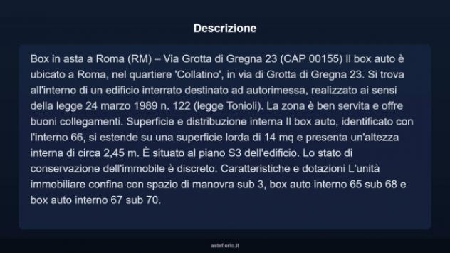 Immobile in asta di 14 m² in vendita a Roma - Foto 3