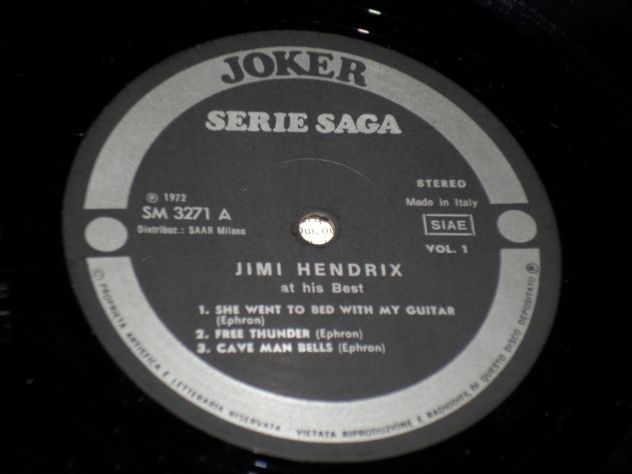 JIMI HENDRIX - Jimi Hendrix at His Best - LP / 33 giri - 1972 Italy - Foto 2