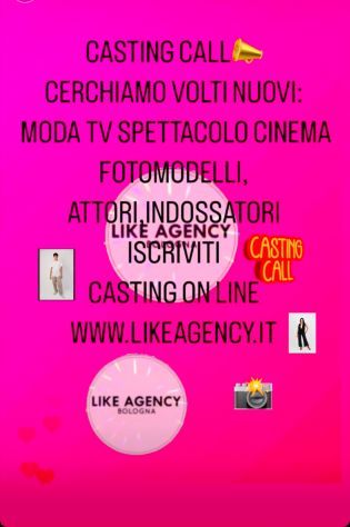 Casting nuovi volti modelli fotomodelli attori