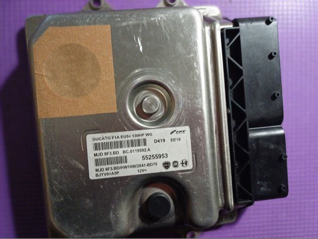 CENTRALINA MOTORE FIAT DUCATO 2.3 130 HP MAGNETI MARELLI MJD 8F3.BD, MJD8F3BD, 5