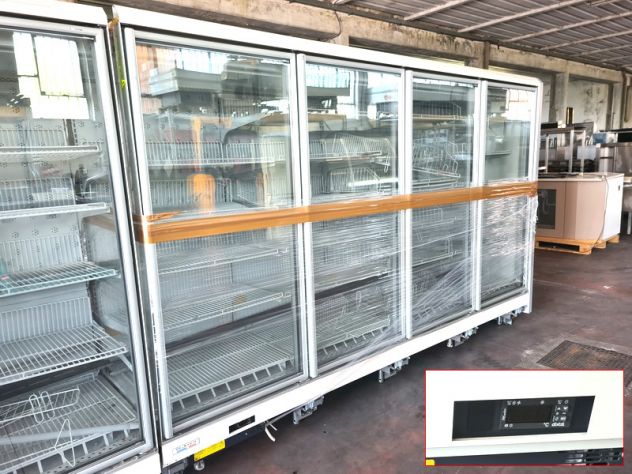 murale freezer vetrato con motore usato - Foto 3