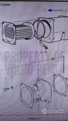 AF845350 oil cooler Volvo Penta - Foto 4