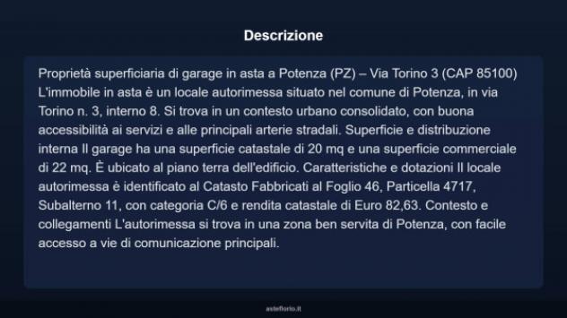Immobile in asta di 22 m² in vendita a Potenza - Foto 4
