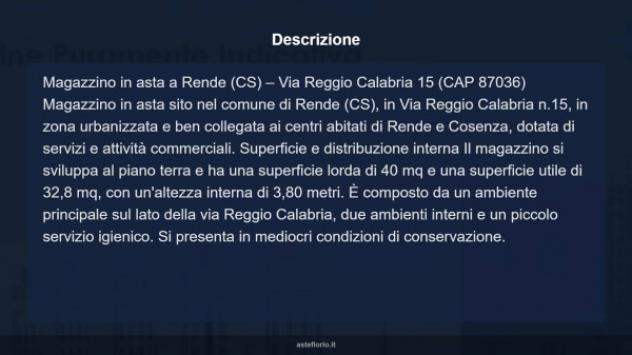 Immobile in asta di 46 m² in vendita a Rende - Foto 7