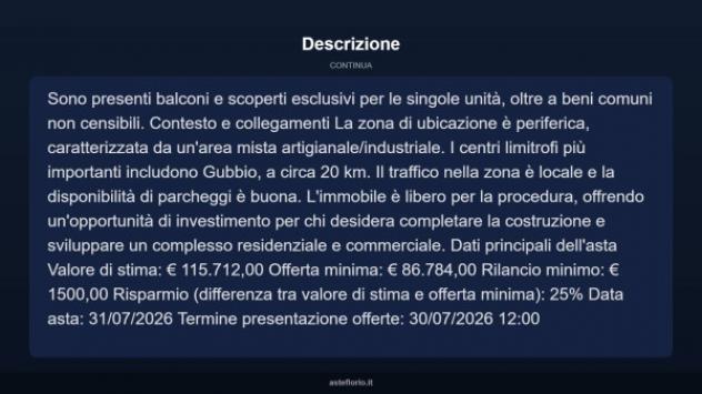 Immobile in asta di 300 m² in vendita a Cantiano - Foto 8