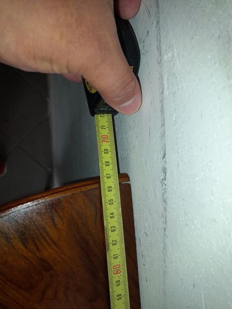 Consolle Antica XVIII SECOLO a mezza Luna in legno di Noce con un cassetto - Foto 9