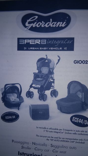 Trio Giordani 3per8 integracar