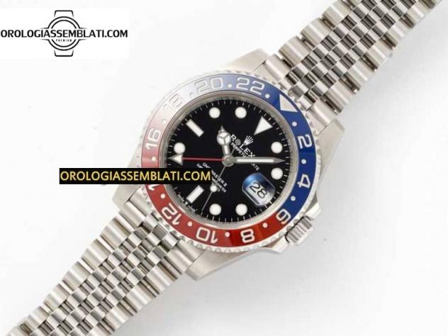 Rolex Replica GMT-MASTER II 126710 BLU/ROSSO CERAMICA 904L 1:1 MIGLIOR EDIZIONE SUL BRACCIALE JUBILEE SH3285 - Foto 2