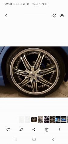 4 cerchi in lega Americani canale rovesciato marca Lexani r18 . Attacco 4x108 P - Foto 4