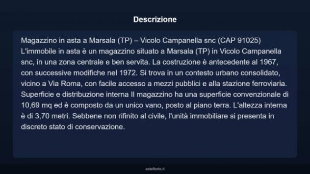 Immobile in asta di 10 m² in vendita a Marsala - Foto 4
