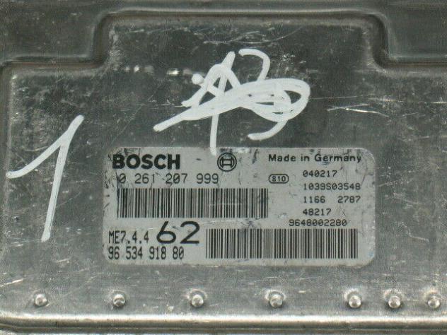 0261207999 CITROEN C2 1.6 BOSCH 0261207999 9648002280 ME7.4.4 62 - Foto 2