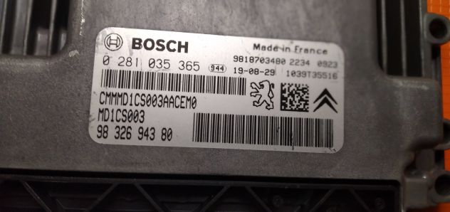 ECU BOSCH 0281035365 Peugeot 3008 5008 1.5 BlueHDI 9832694380 - Foto 6
