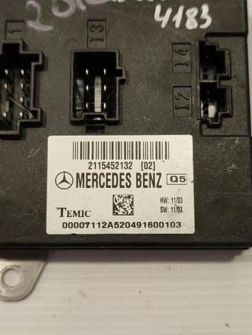 CENTRALINA MODULO DI CONTROLLO MERCEDES Classe C Berlina W203 2115452132 647961 diesel 2685 (0004) - Foto 2