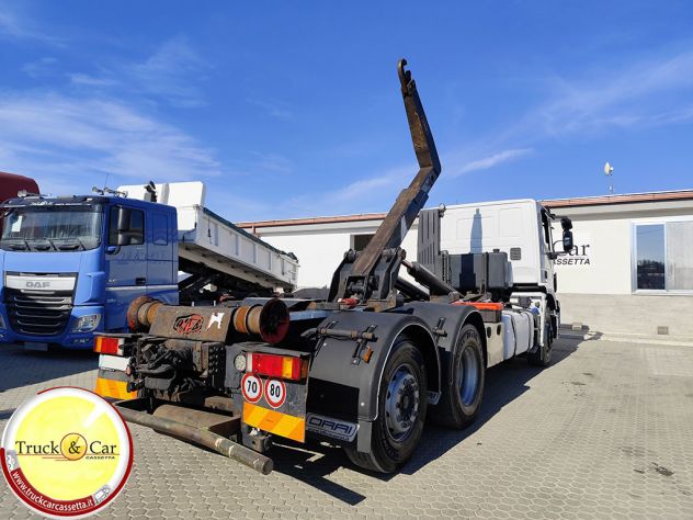 RIF.1392 IVECO STRALIS 260 S 460 – 2016 – GANCIO SCARRABILE MEC DA 26 TON–EURO 6 - Foto 4