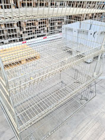 cesta espositiva in filo usata - Foto 3