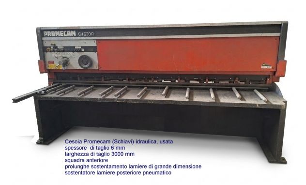 Cesoia Promecam (Schiavi) idraulica, usata