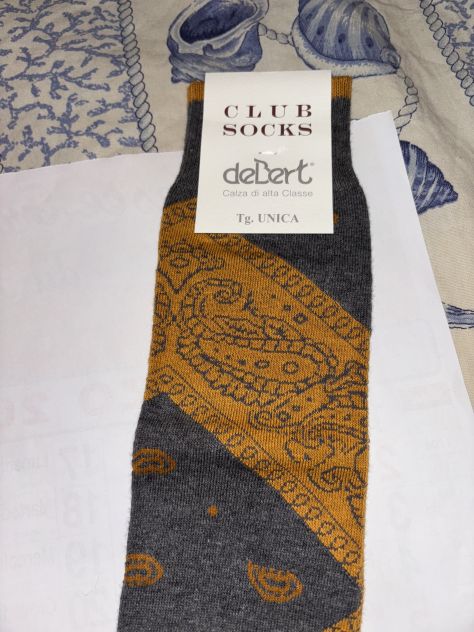 UNA CONFEZIONE DA 6 PAIA DI CALZE LUNGHE NUOVE DA UOMO”DE BERT”MADE IN ITALY - Foto 4