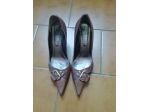 scarpe decolté marroni