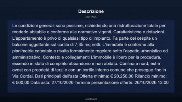 Immobile in asta di 119 m² con più di 5 locali in vendita a Catania - Foto 5