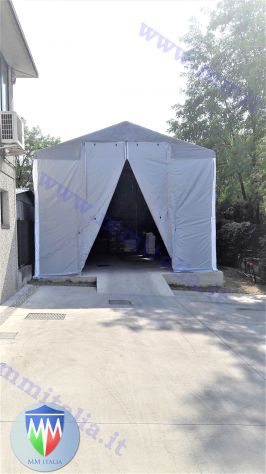 Tendostrutture Professionali Pvc alta densitá 6 x 12 con Velcro e Luce Naturale