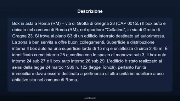 Immobile in asta di 15 m² in vendita a Roma - Foto 4