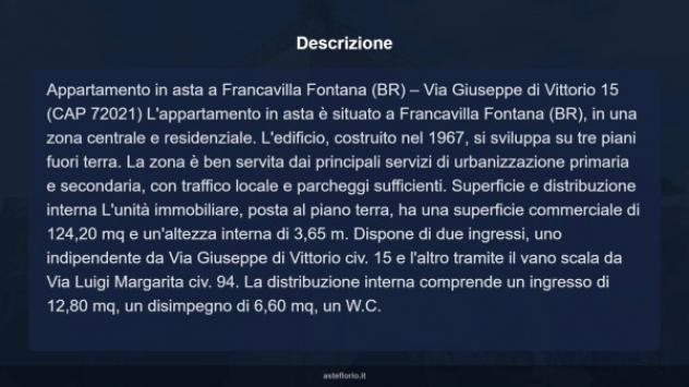 Immobile in asta di 124 m² con più di 5 locali in vendita a Francavilla Fontana - Foto 9