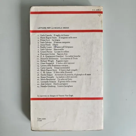 La Casa in Collina - Cesare Pavese - Einaudi - 1972 - TRACCIATA! - Foto 4