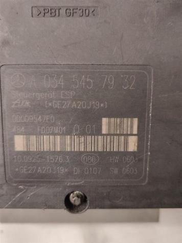 CENTRALINA ABS MERCEDES CLK Cabrio W209 A0054314312 A0345457932 benzina 1 (03) - Foto 4