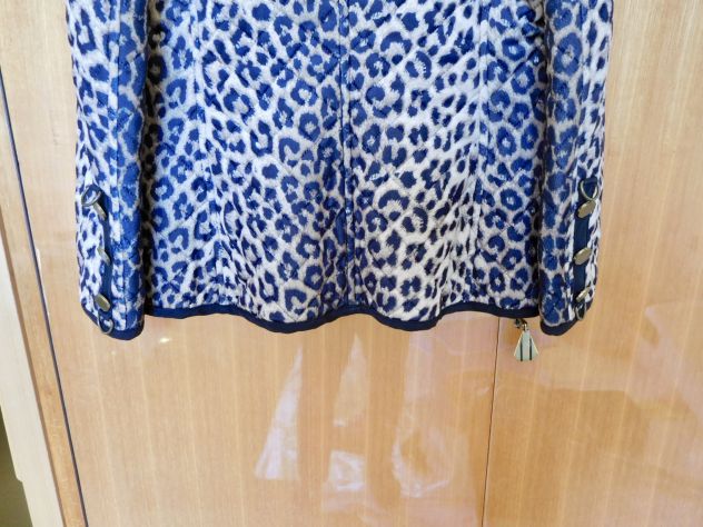 Giaccone donna CLUB VOLTAIRE leopardato imbottito Tg. M, made Italy - Foto 3