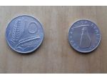 N° 2 MONETE DA 5 E 10 LIRE DEL 1951 DELLA REPUBBLICA ITALIANA -