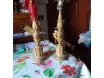 candelabri in legno
