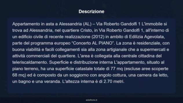 Immobile in asta di 77 m², box auto in vendita a Alessandria - Foto 5