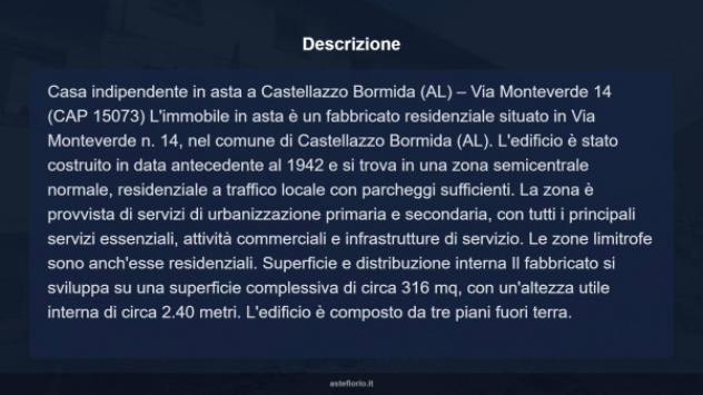 Immobile in asta di 316 m² con più di 5 locali in vendita a Castellazzo Bormida - Foto 9