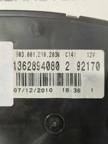QUADRO STRUMENTI CITROEN Jumper 3° Serie 1362894080 P22DTE (4HH) (0614) - Foto 3